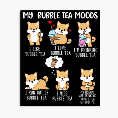 Shiba Inu Aesthetic Graphic Poster