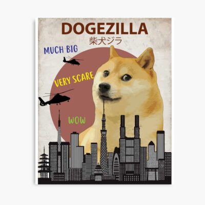 Shiba Inu Graphic Print Poster