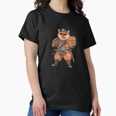 Shiba Inu Modern Print T-shirt