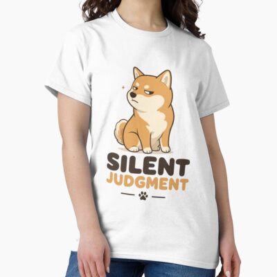 Shiba Inu Dad Minimalist Design T-shirt