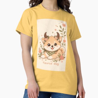 Shiba Inu Vintage Print T-shirt