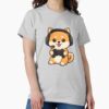 ssrcoclassic teewomens 02heather greyfrontproduct squarex1000 1 - Shiba Inu Gifts