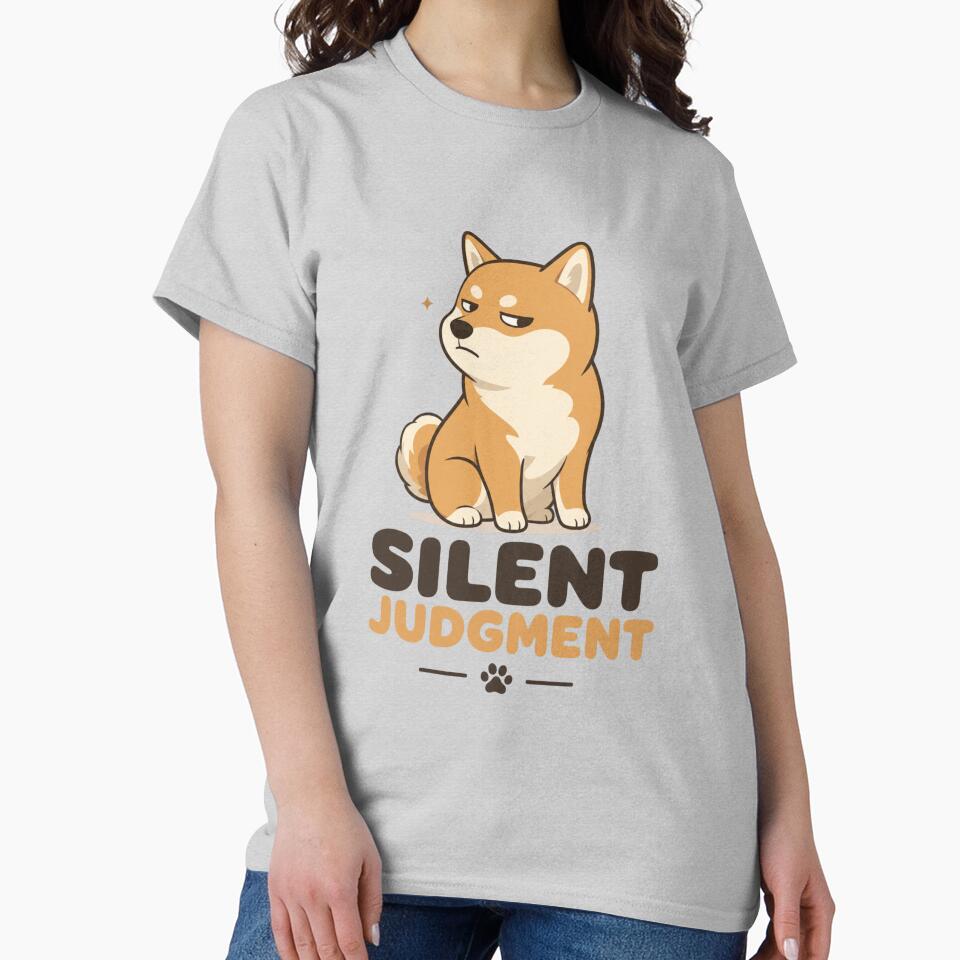 ssrcoclassic_teewomens_02heather_greyfrontproduct_squarex1000 - Shiba Inu Gifts