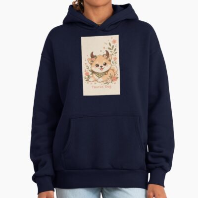 Shiba Inu Vintage Print Hoodie