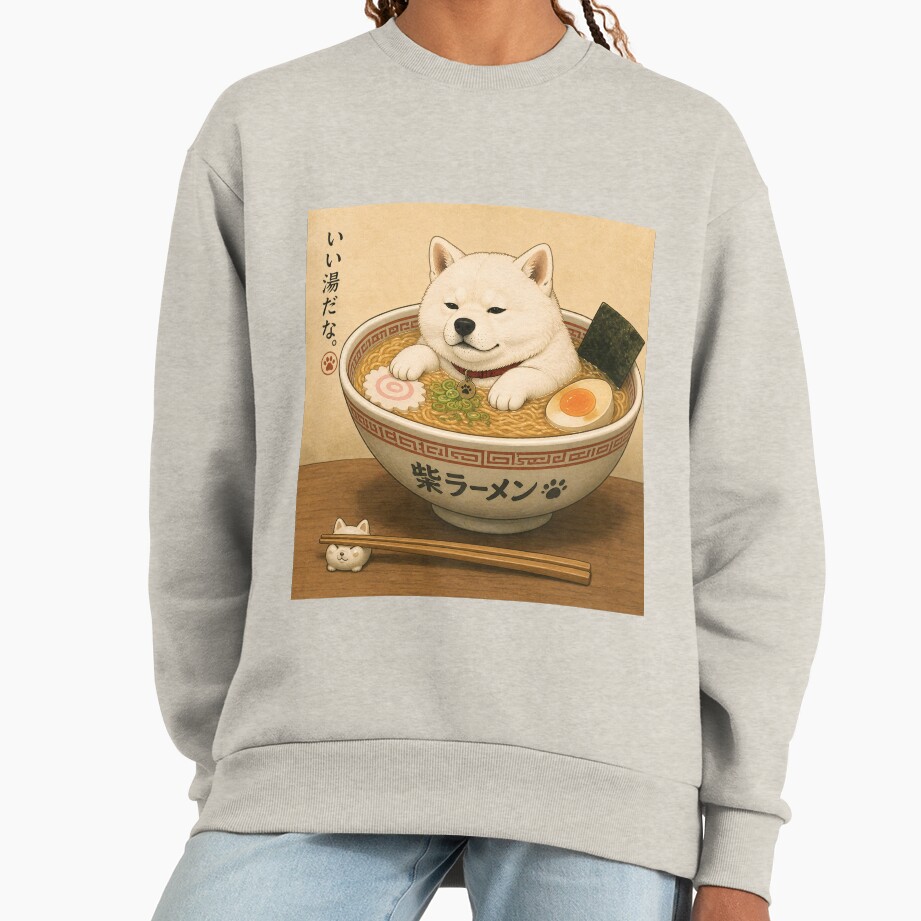 ssrcooversized_sweatshirtwomens_01oatmeal_heatherfrontsquare_productx1000-1 ssrcooversized sweatshirtwomens 01oatmeal heatherfrontsquare productx1000 1 - Shiba Inu Gifts