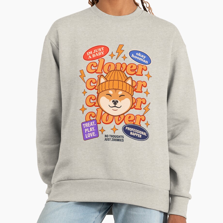 ssrcooversized_sweatshirtwomens_01oatmeal_heatherfrontsquare_productx1000-12 ssrcooversized sweatshirtwomens 01oatmeal heatherfrontsquare productx1000 12 - Shiba Inu Gifts