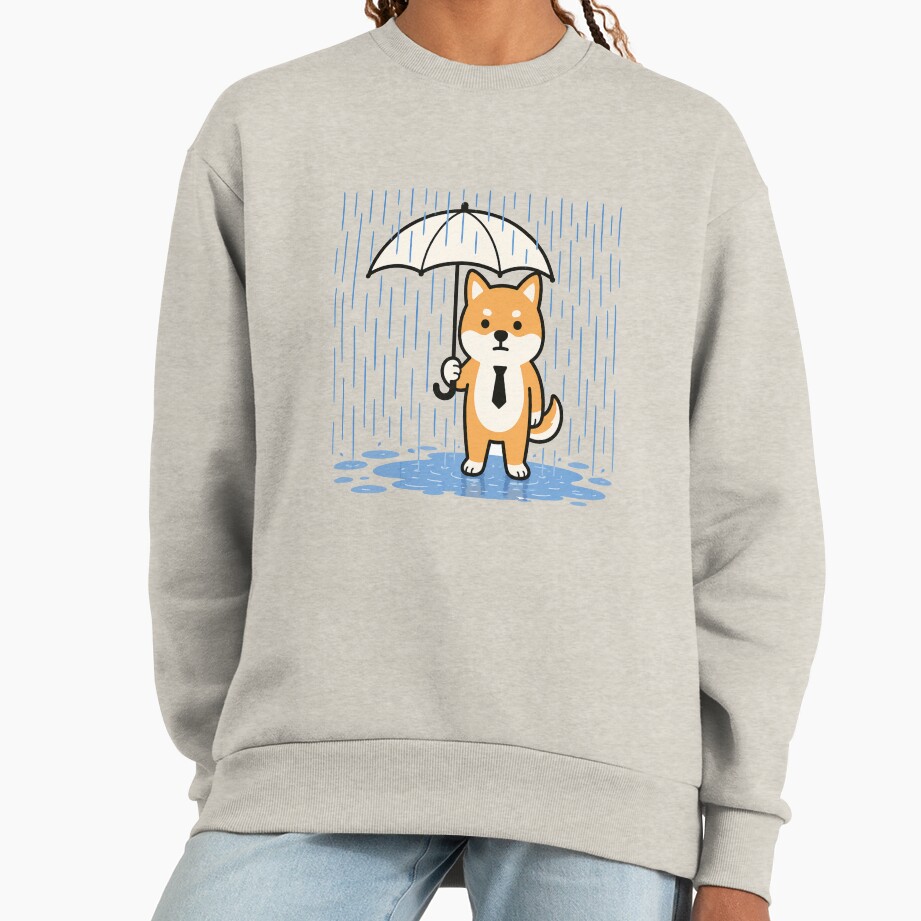 ssrcooversized_sweatshirtwomens_01oatmeal_heatherfrontsquare_productx1000-5 ssrcooversized sweatshirtwomens 01oatmeal heatherfrontsquare productx1000 5 - Shiba Inu Gifts
