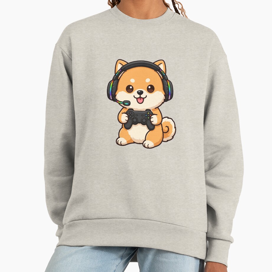 ssrcooversized_sweatshirtwomens_01oatmeal_heatherfrontsquare_productx1000-8 ssrcooversized sweatshirtwomens 01oatmeal heatherfrontsquare productx1000 8 - Shiba Inu Gifts