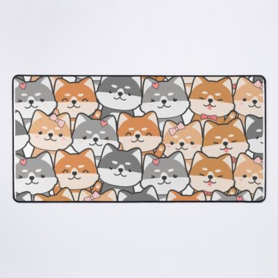 Shiba Inu Retro Design Mouse Pad