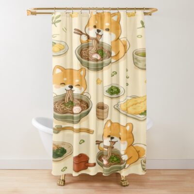 Shiba Inu Exclusive Graphic Shower Curtain