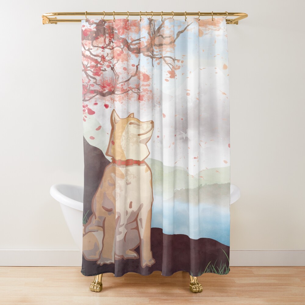 urshower_curtain_closedsquare1000x1000.1 - Shiba Inu Gifts
