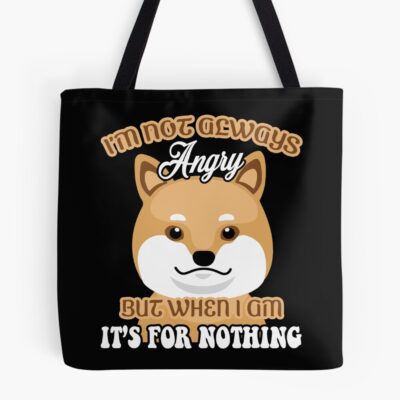 Shiba Inu Retro Graphic Tote Bag