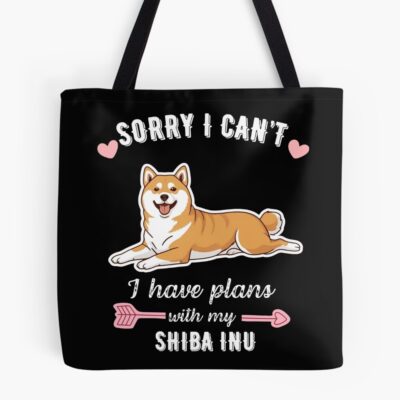 Shiba Inu Vintage Graphic Tote Bag